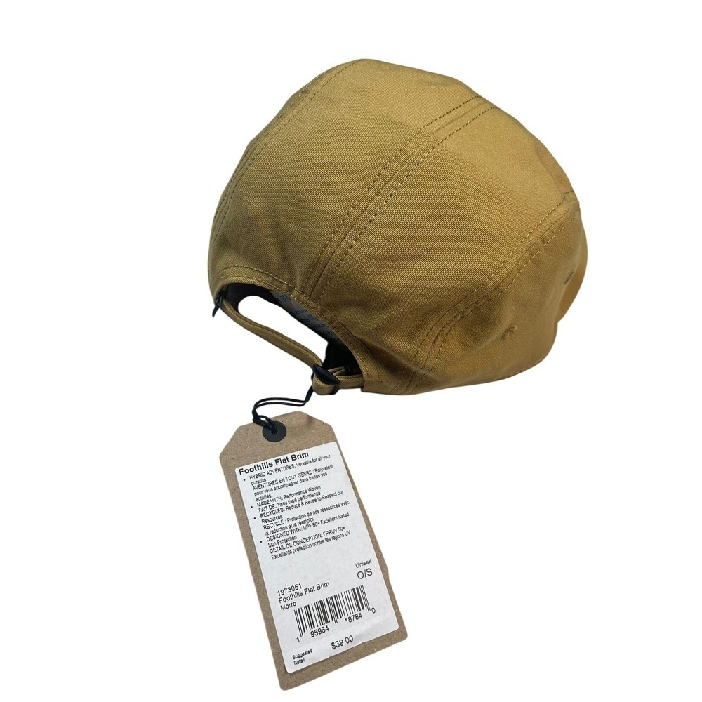 Prana Foothills Flat Brim Cap Recycled Performance Woven Hat Unisex O/S Nwt - Picture 7 of 15